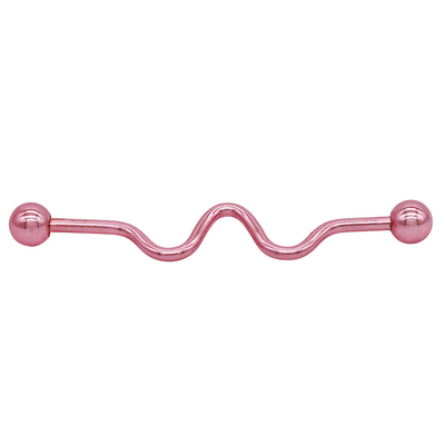 Joia perfurando industrial do rosa inoxidável da eletroforese para indivíduos