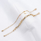 O costume luxuoso da corda de Cuban Link perlou a liga de ouro acrílica 20mm dos grânulos dos braceletes