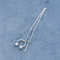 brincos de aço cirúrgicos perfurando do punho da cartilagem da joia da orelha de prata da corrente 16G