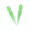 os atarraxamentos espirais verdes da orelha de 18G 6mm brilham atarraxamentos acrílicos para esticar