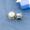 Os brincos de Opal Stretched Ear Plugs Tunnel do falso florescem o aço 304 de 10mm