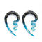 septo de vidro 12mm espiral Ring Earrings Extender de Pincher dos Pyrex dos atarraxamentos da orelha de 8mm
